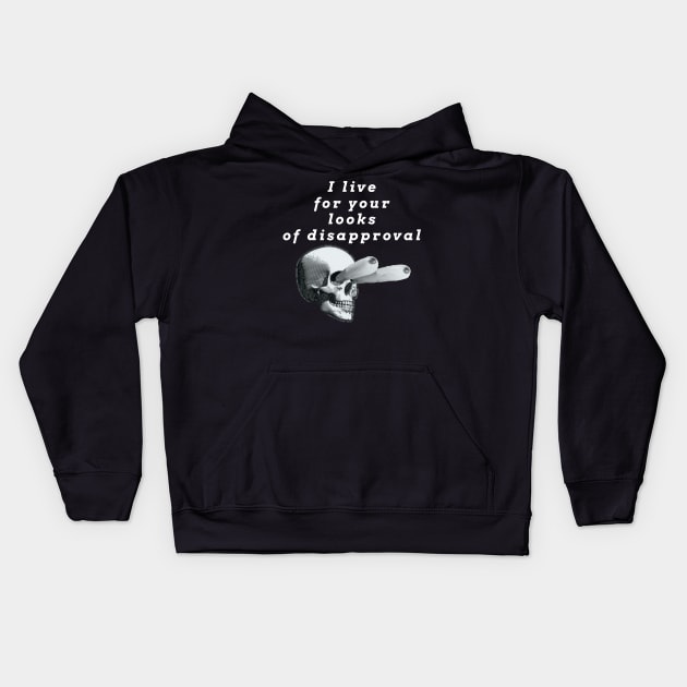 Looks of Disapproval Kids Hoodie by Simply Beautiful 23